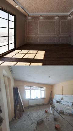 Buhara Mahallesi – Baştan Sona Tadilatı Yapılan 6+2 Villa ve Peyzaj Projesi